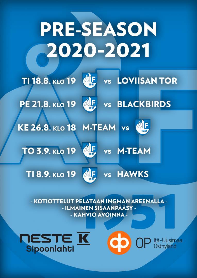 Edustuksen Pre-season 2020-2021