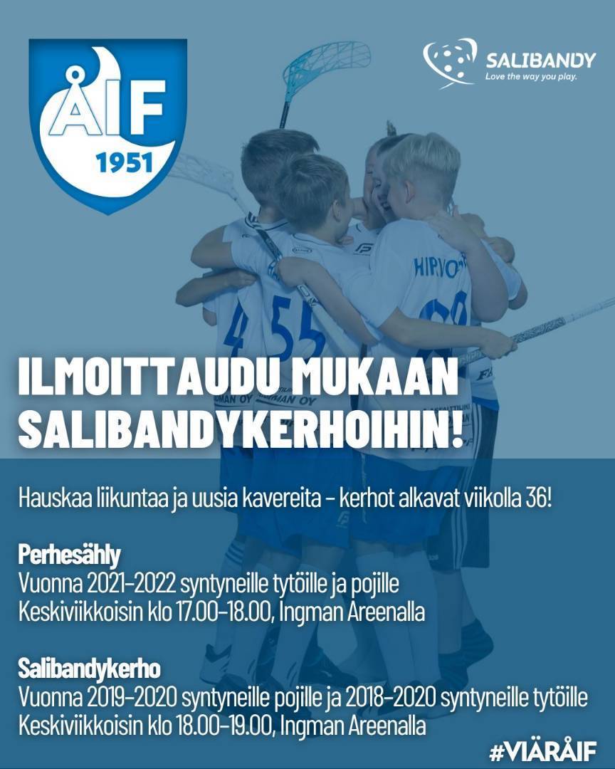 Salibandykerhot starttaavat – nyt liikutaan ja pidetään hauskaa!