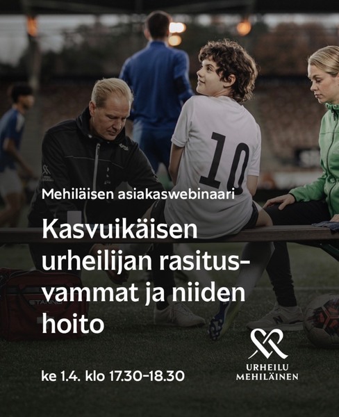 Webinaari: Kasvuikäisen urheilijan rasitusvammat ja niiden hoito