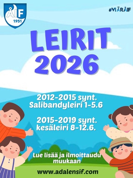 Kesän leirit: salibandya ja seikkailua Talmassa