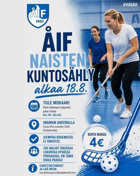 Naisten kuntosähly alkaa - Tervetuloa mukaan!