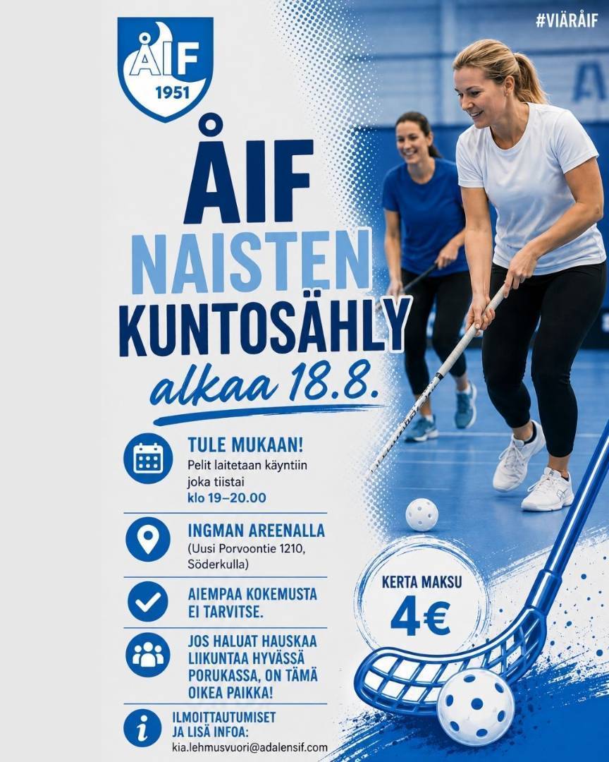 Naisten kuntosähly alkaa - Tervetuloa mukaan!