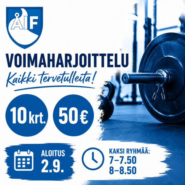 Voimaharjoittelua aamuihin – tervetuloa mukaan!