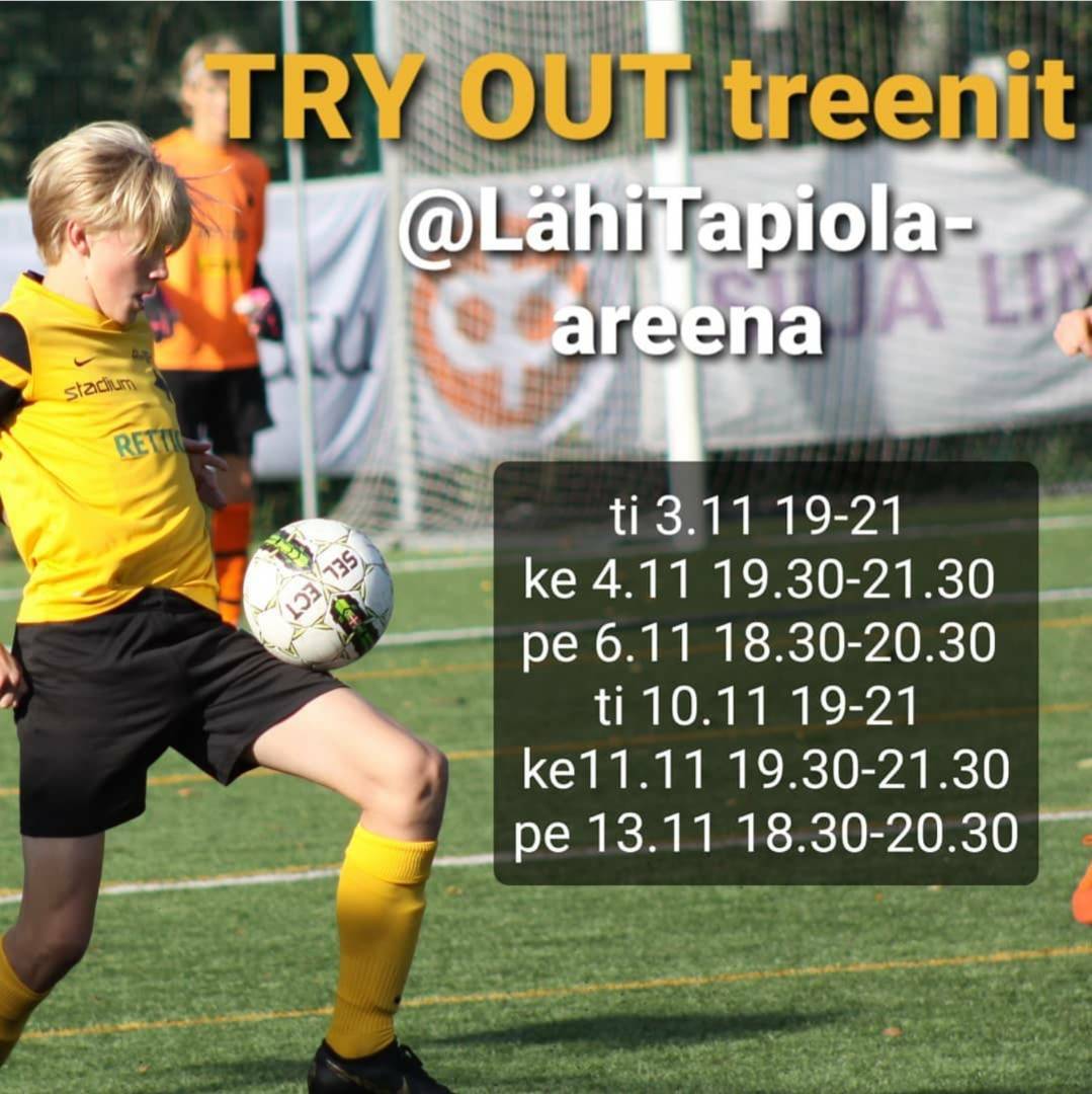 B17 Try-Out treenit 2 - 15.11