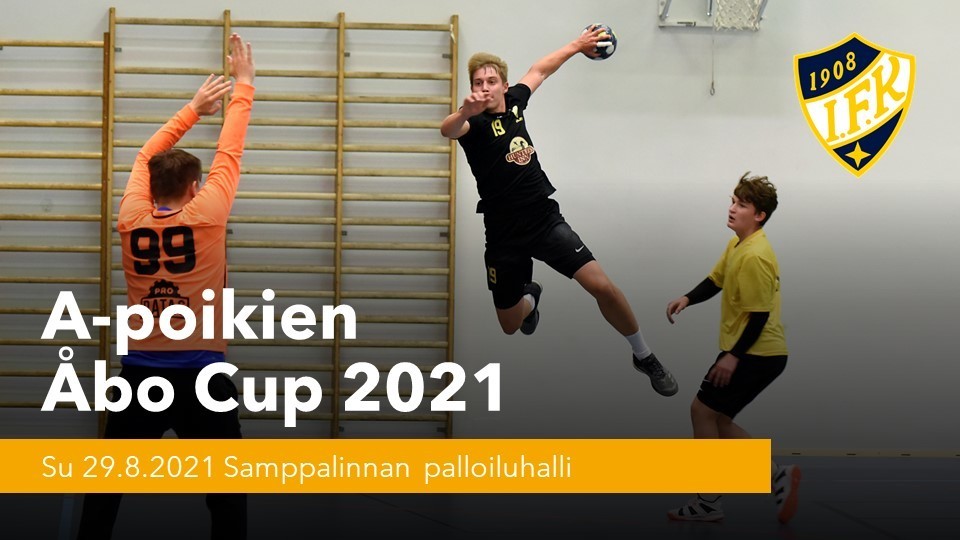 A-poikien Åbo Cup 29.8.2021 starttaa A-poikien käsipallokauden 2021-2022