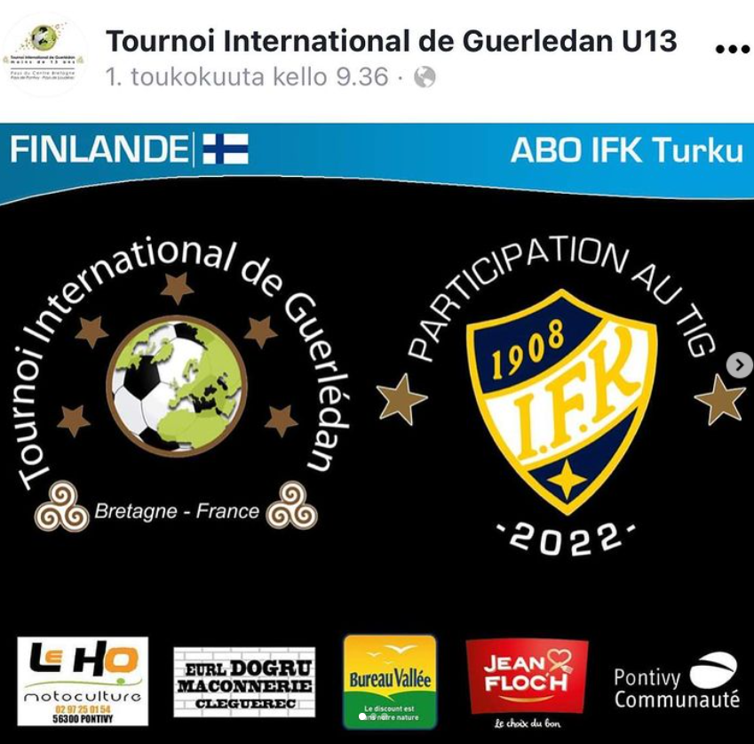 Tournoi international de Guerledan U13