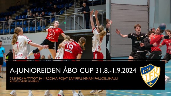 A-junioreiden Åbo Cup 31.8.-1.9.2024