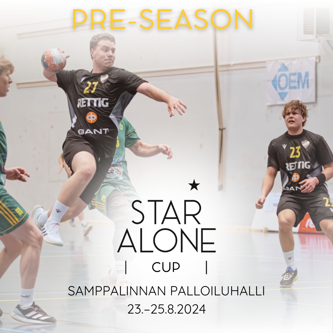 Käsipalloa livenä Star Alone Cupissa 23.–24.8.