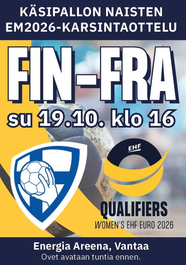 Syyslomalla huippukäsipalloa keskiviikosta sunnuntaihin!