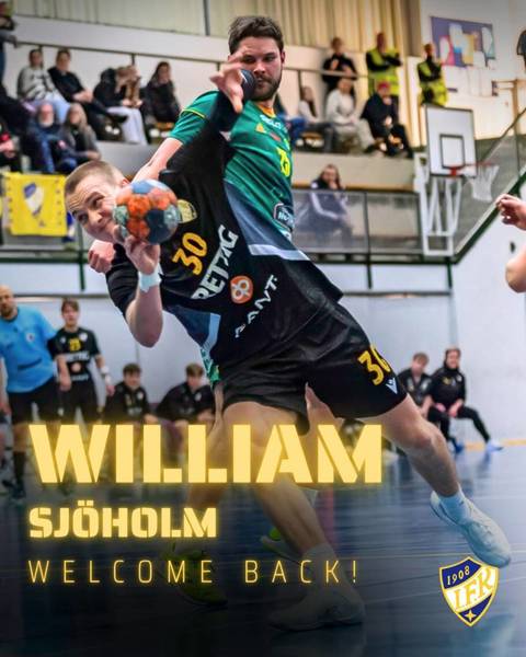 William Sjöholm vahvistaa edustusjoukkuetta ja ponnistaa uutta vauhtia Göteborgiin