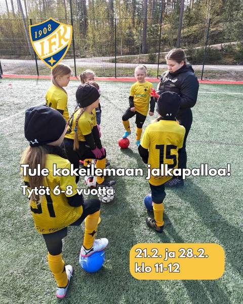 ​Tule kokeilemaan jalkapalloa – tytöille 6–8 v! ⚽️🤩