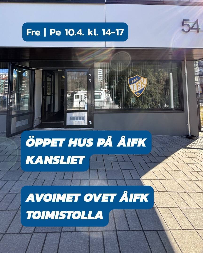 Avoimet ovet ÅIFK toimistolla / Öppet hus på ÅIFK kansliet