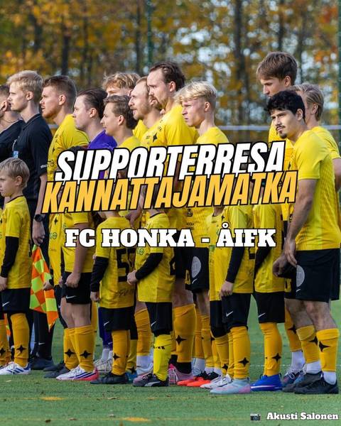 Kannattajamatka Espooseen / Supporterresa till Esbo