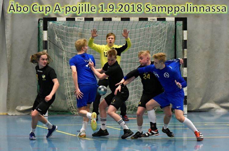 Åbo Cup A-pojille lauantaina 1.9.2018 Samppalinnassa
