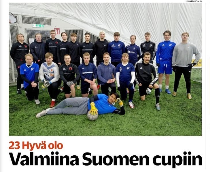 Ajaxin miesten joukkue Suomen Cupiin