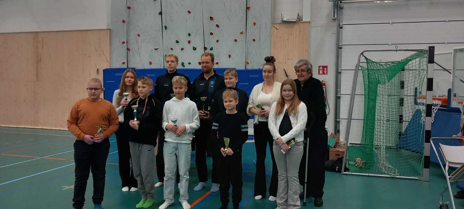 Lentopallojaoston kauden päätöstilaisuudessa 28.12.2025 palkitut