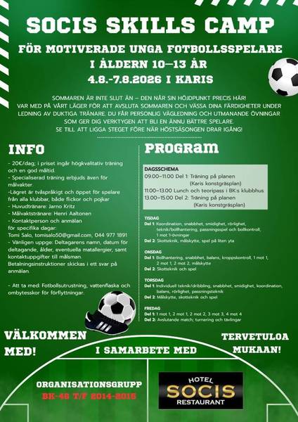 SOCIS -SKILLS CAMP 4-7.8