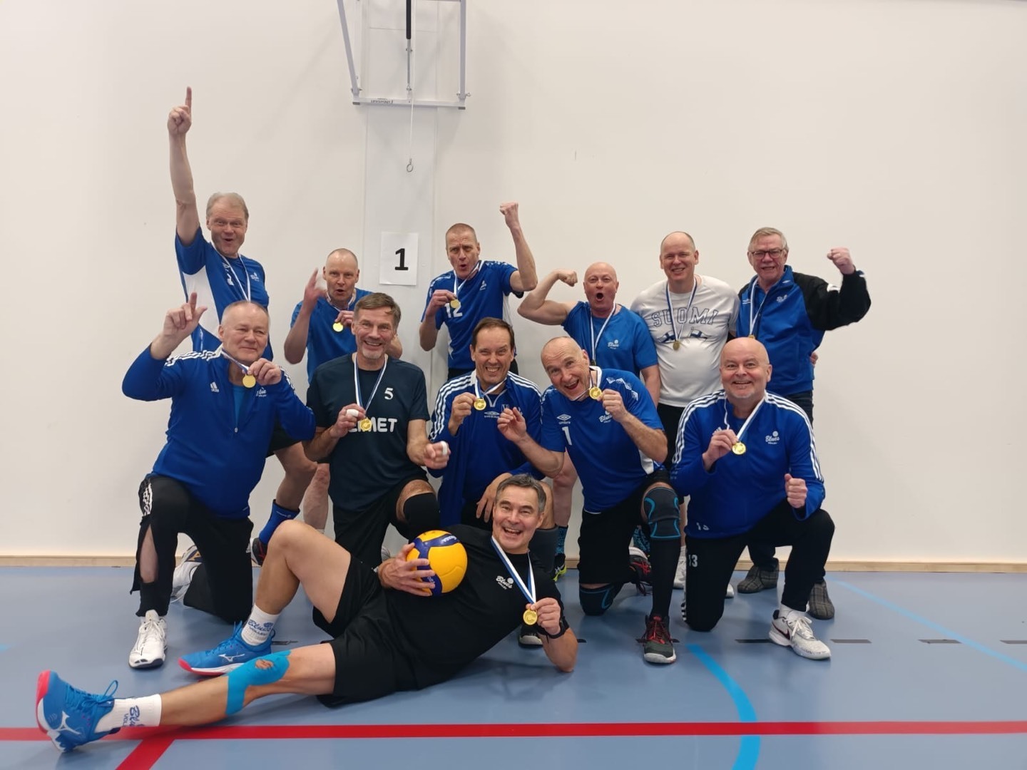 M60-sarjan SM-kulta Blues Volleylle