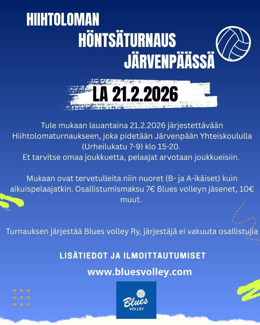 Hiihtoloman Höntsäturnaus JYK:llä la 21.2.26