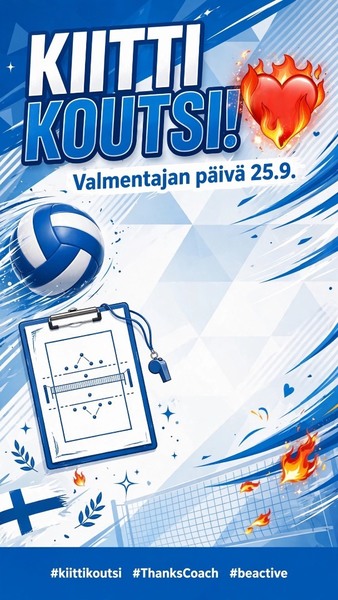 KIITTI KOUTSI! ❤️‍🔥 Valmentajan päivä 25.9.