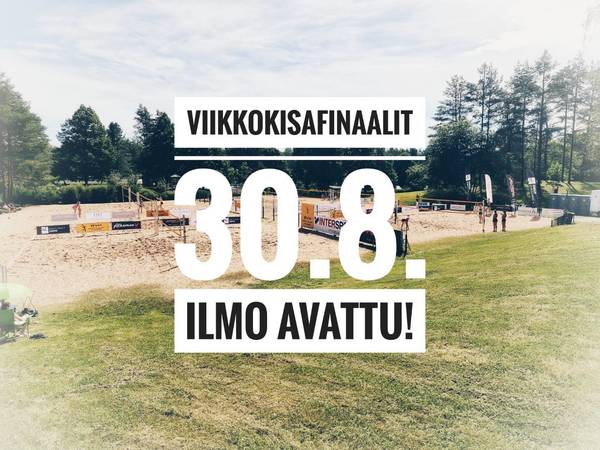 Viikkokisafinaalien ilmoittautuminen avattu!