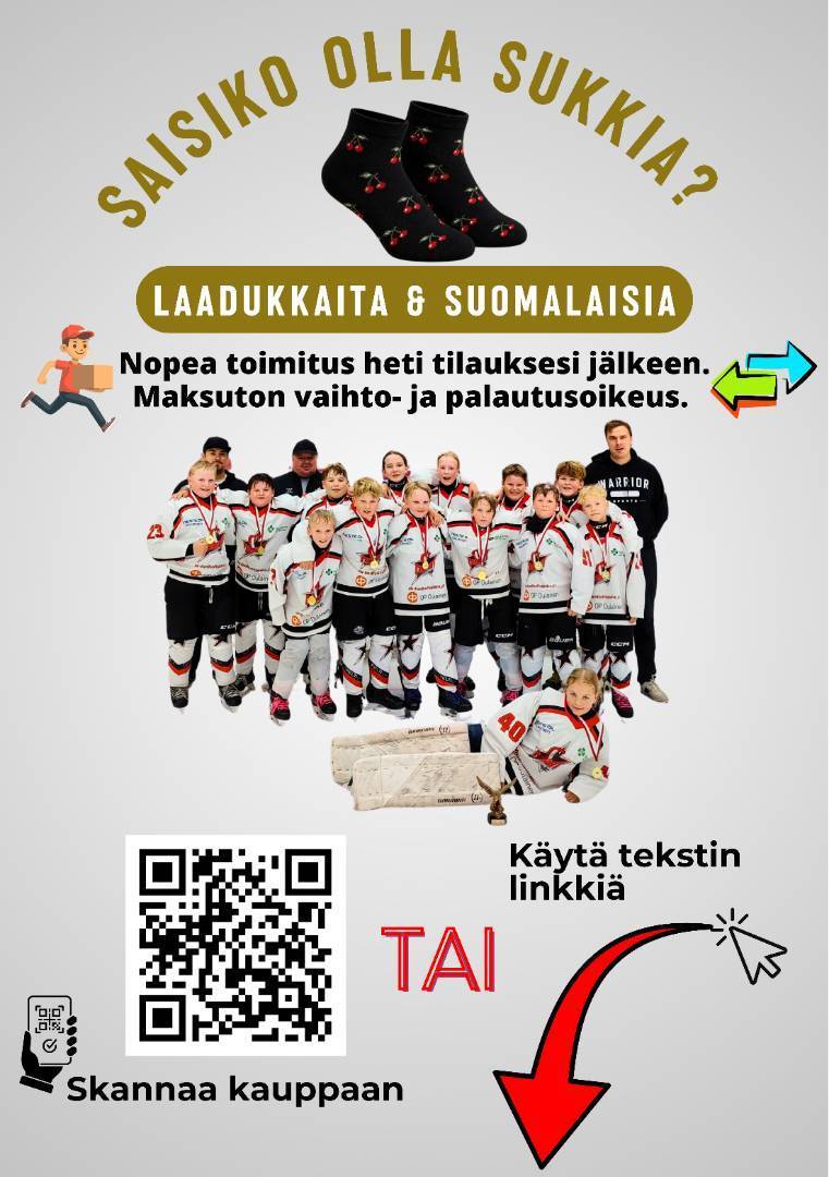 Sukkia joka lähtöön, on makeita! 🧦🇫🇮