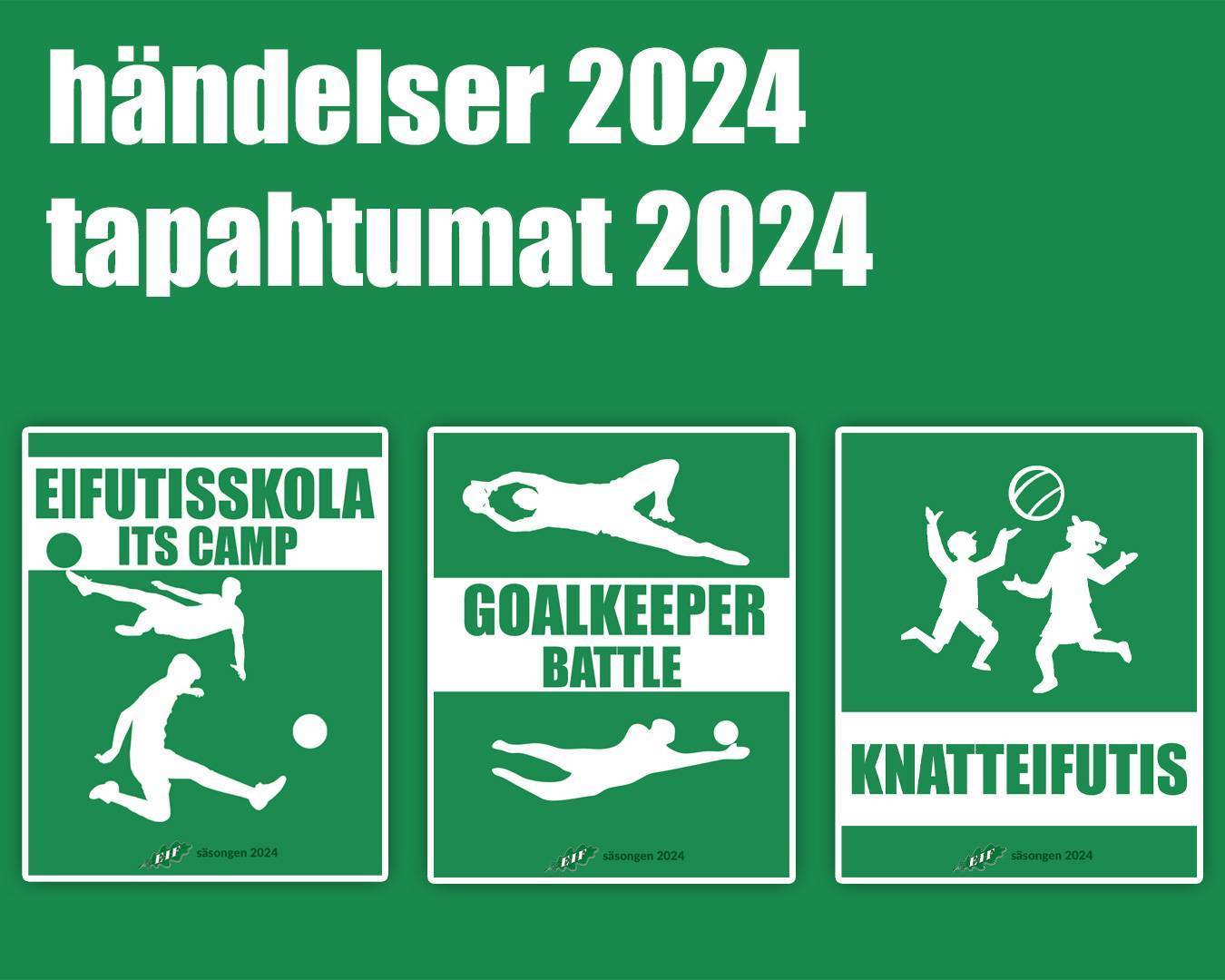 Evenemang 2024 - Anmäl Dig med nu! Tapahtumat 2024 - Ilmoittaudu mukaan nyt!