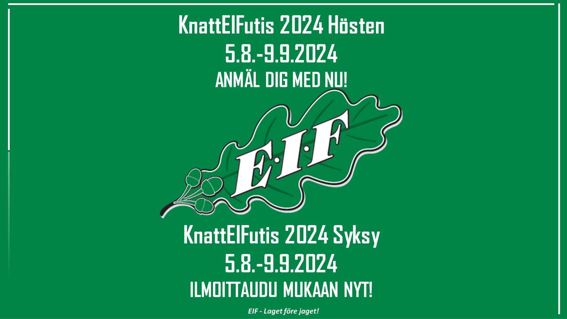 KnattEIFutis 2024 hösten / syksy