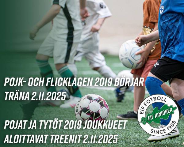Välkommen med i PF2019! Tervetuloa mukaan PT2019 joukkueeseen!