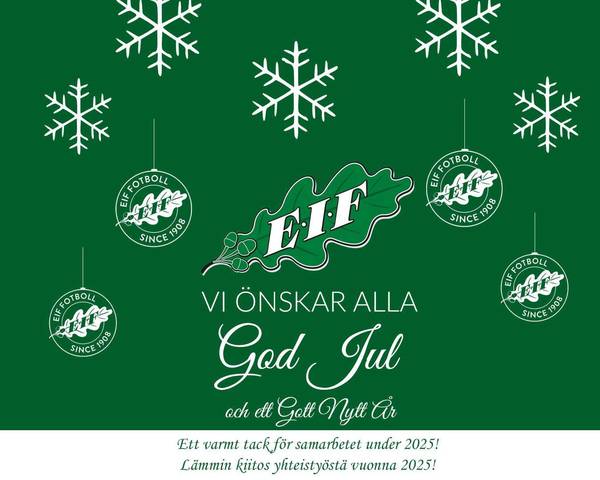 En riktigt God Jul och ett Gott Nytt År 2026! Oikein hyvää Joulua ja Onnellista Uutta Vuotta 2026!