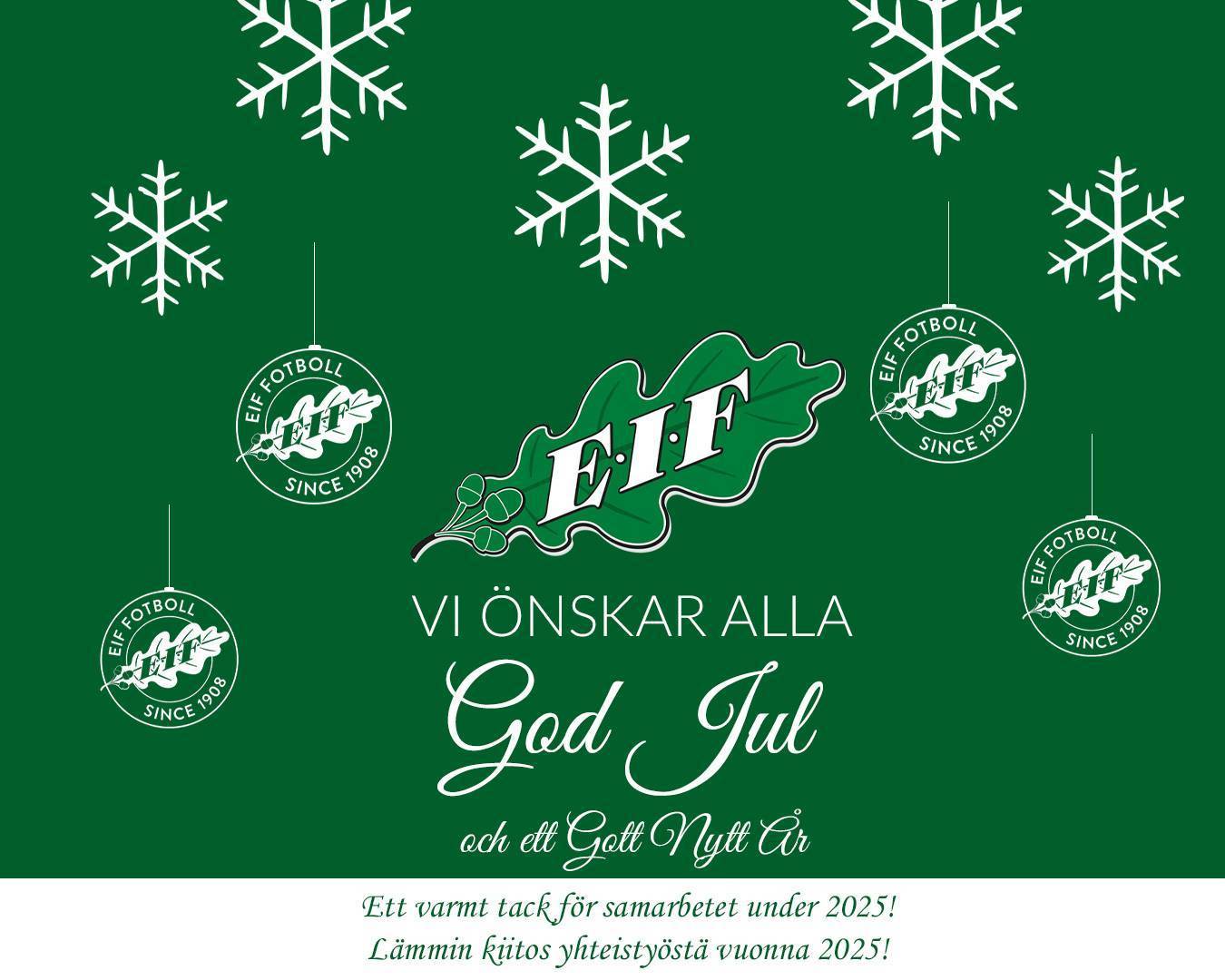 En riktigt God Jul och ett Gott Nytt År 2026! Oikein hyvää Joulua ja Onnellista Uutta Vuotta 2026!
