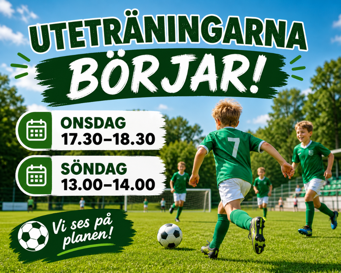 Uteträningarna börjar / Ulkoharjoittelut alkavat
