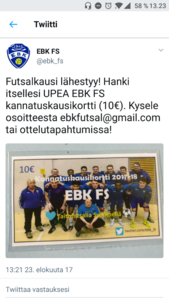 EBK FS kannatuskausikortti