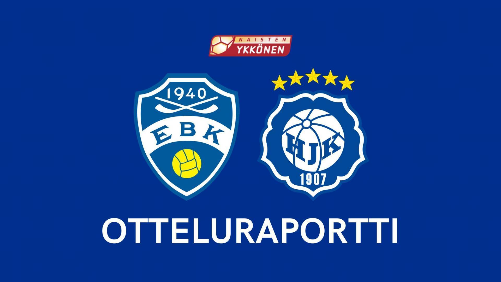 Otteluraportti: EBK kärsi tappion HJK:lle