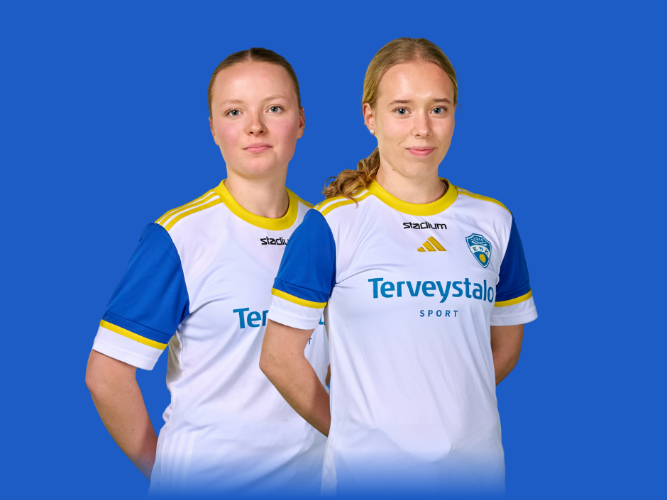 Elsi Halmela ja Elsa Rinta-Kokko U18-maajoukkueleirille