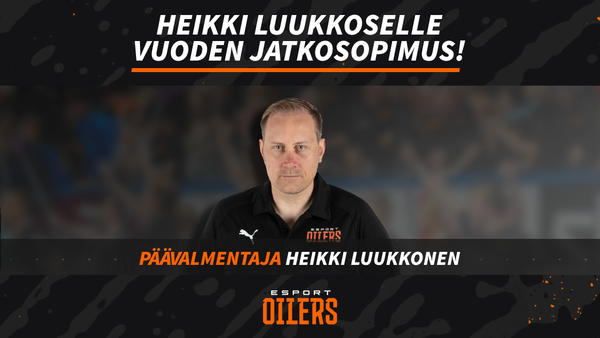 Heikki Luukkoselle vuoden jatkosopimus Oilersin kanssa!
