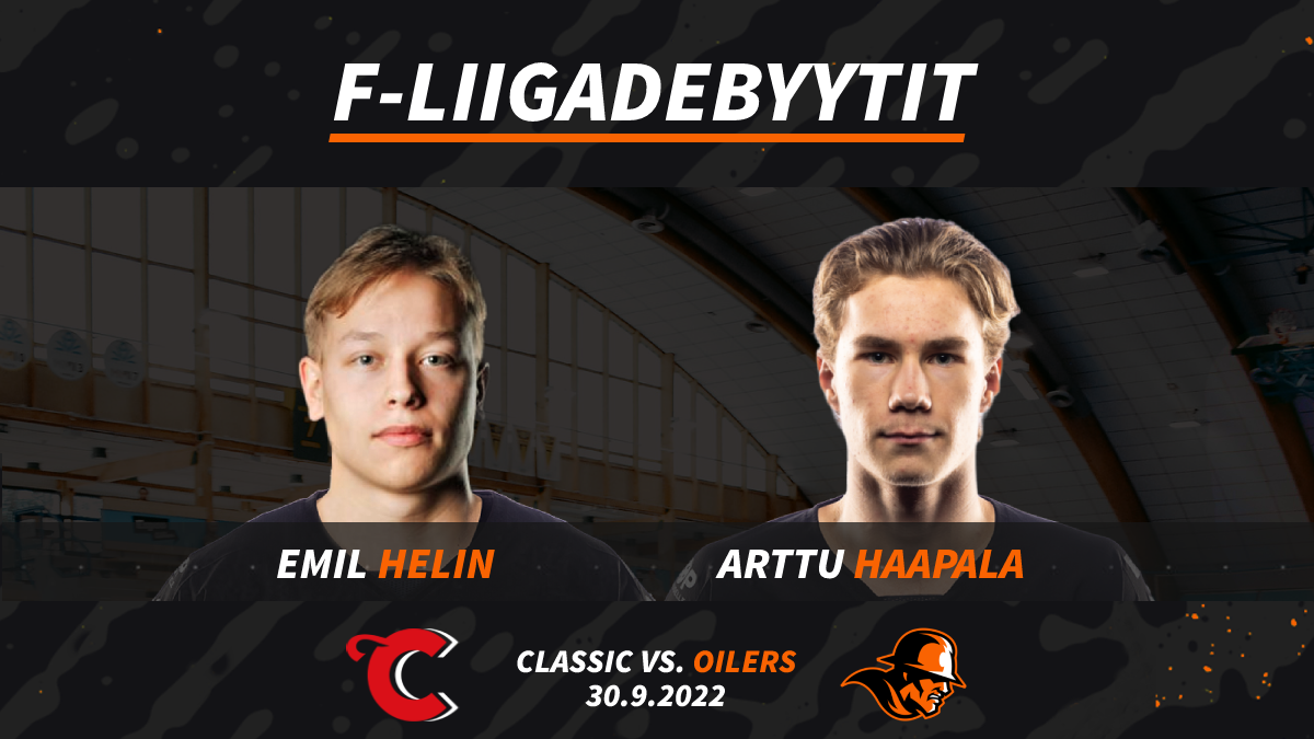 ​Emil Helin ja Arttu Haapala ensimmäistä kertaa liigajoukkueen matkassa!