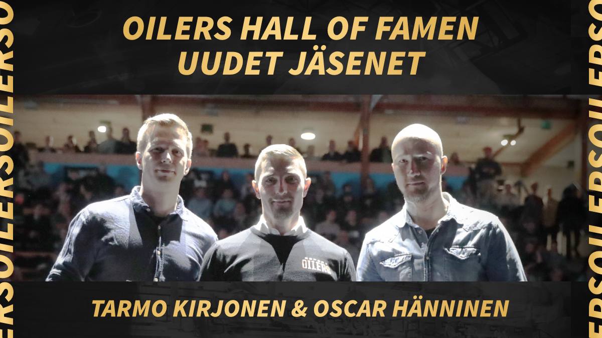 Tarmo Kirjonen ja Oscar Hänninen Oilers Hall of Fameen!