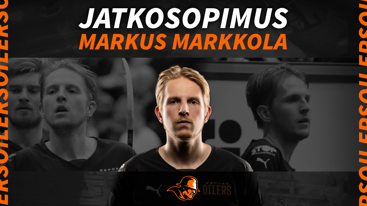 Markus Markkolalle vuoden jatkosopimus Oilersin kanssa!
