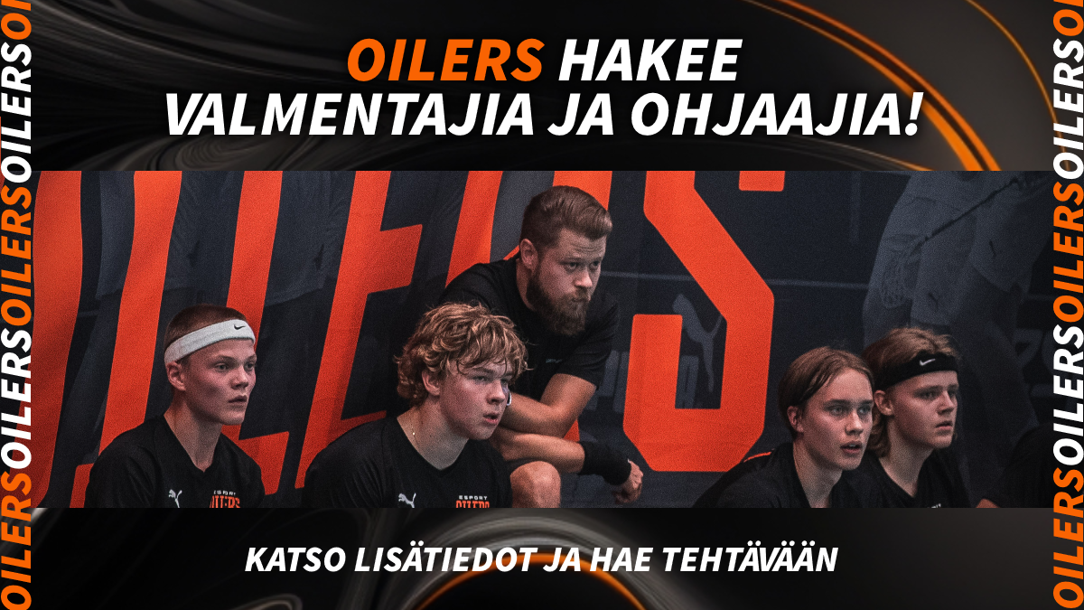 REKRY: Valmentajaksi tai ohjaajaksi Esport Oilers junioritoimintaan