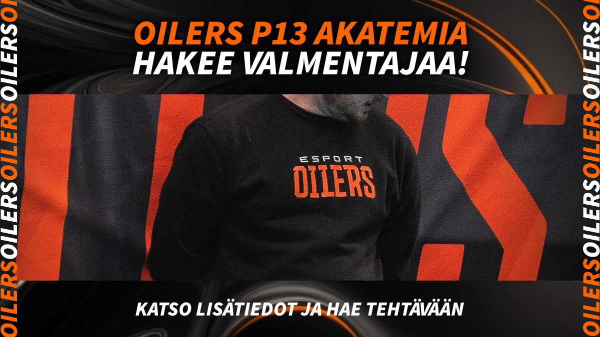 REKRY: Oilers P13 Akatemia hakee valmentajaa!