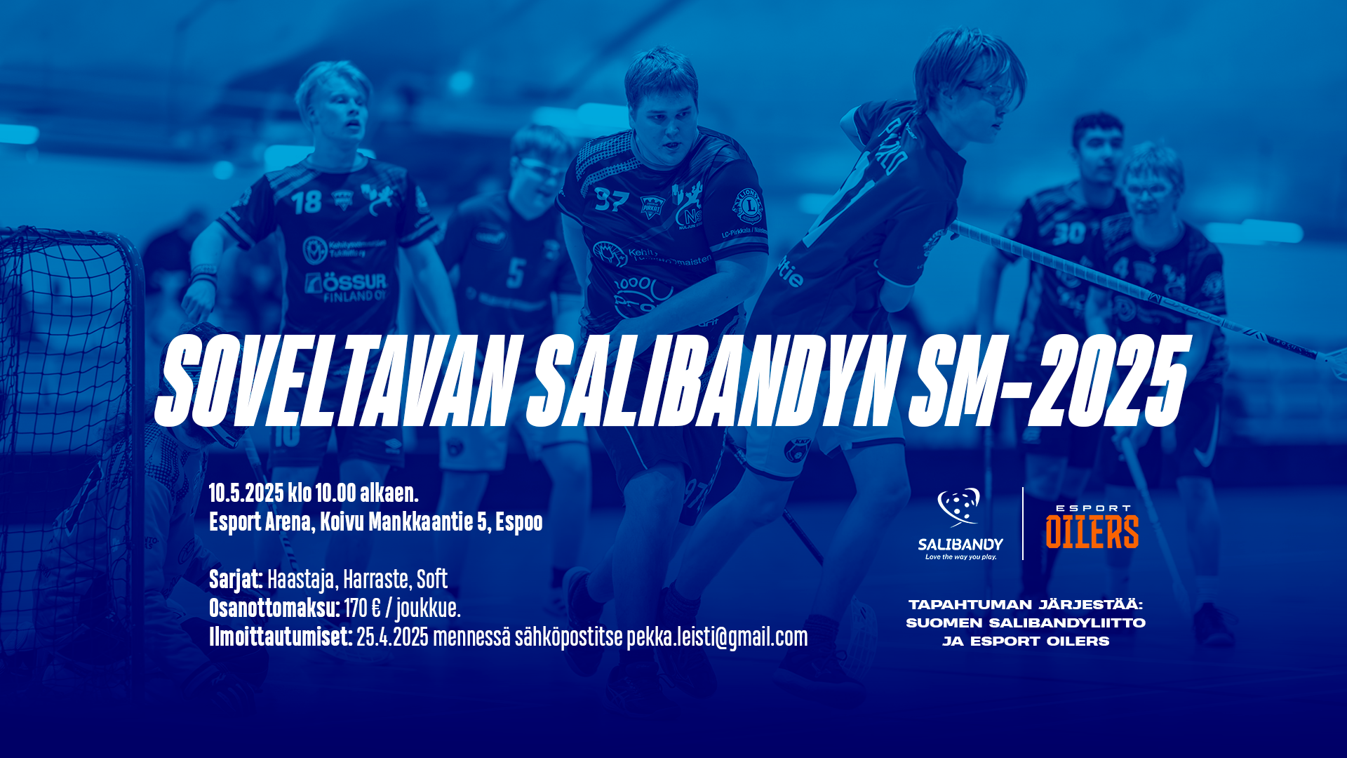 ​Soveltavan salibandyn SM-turnaus Esport Arenalla 10.5.2025!