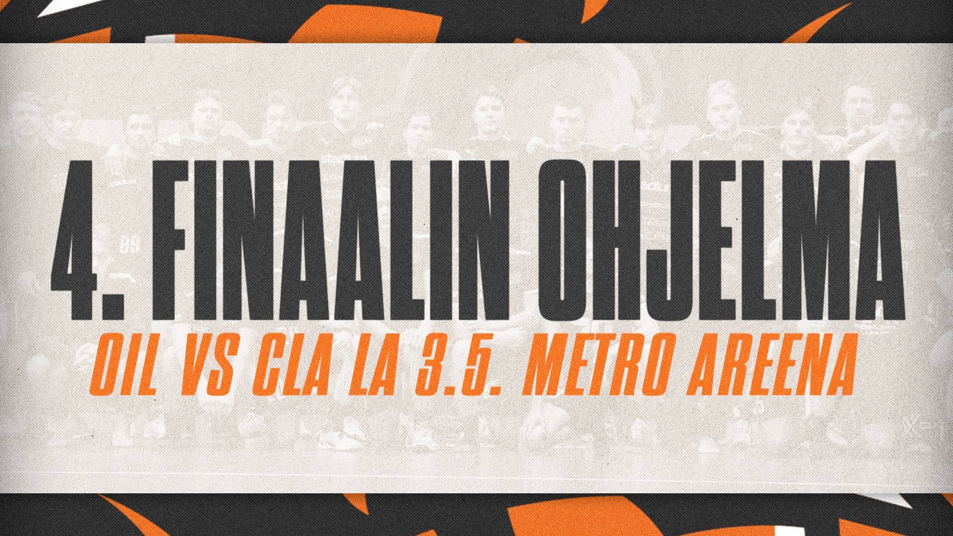 Tervetuloa viihtymään Metro Areenalle 4. finaaliin!