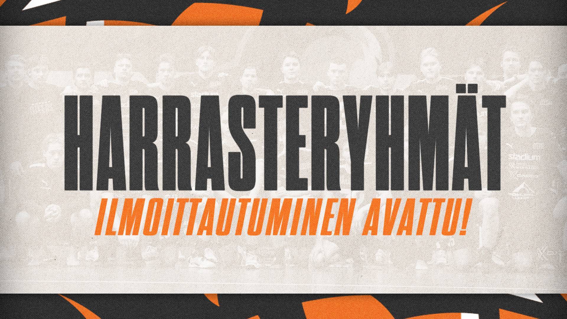 Harrasteryhmien ilmoittautuminen kaudelle 2025-2026 avattu!