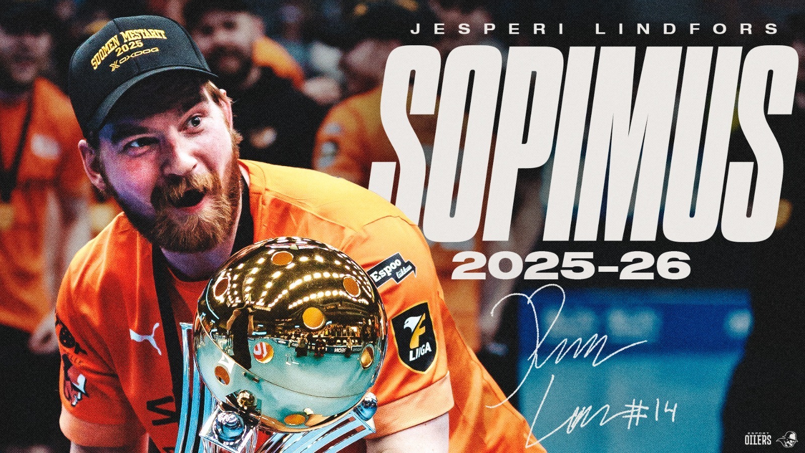 Jesperi Lindfors jatkaa Oilersissa!