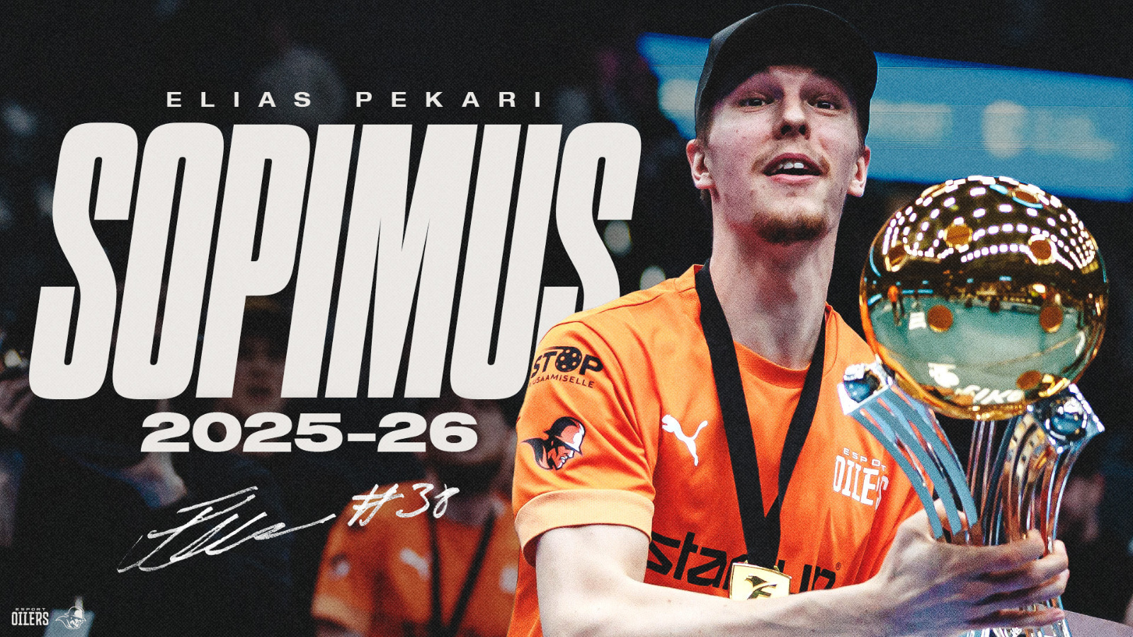 Elias Pekari jatkaa Oilersissa!