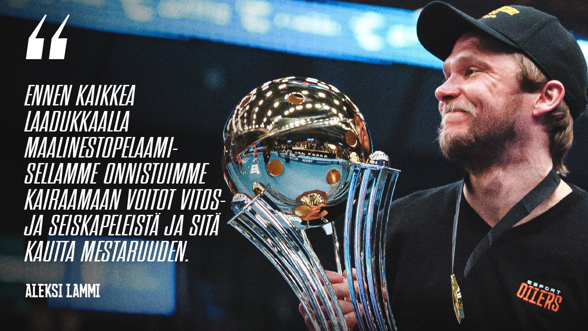 Oilers juhli toista peräkkäistä mestaruuttaan - päävalmentaja Lammi kertaa mennyttä kautta