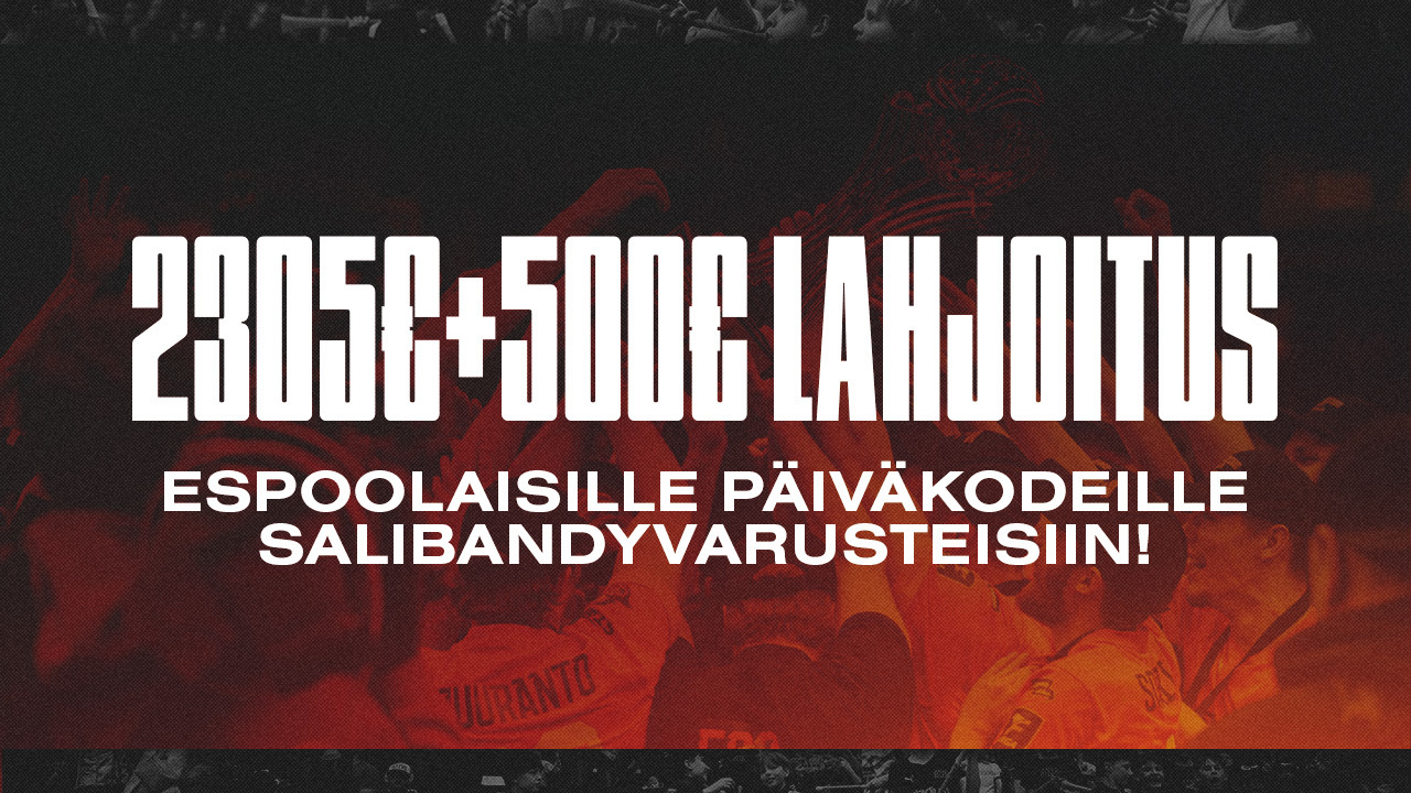 Pelipaita-huutokauppa tuotti hienon summan hyvään tarkoitukseen!