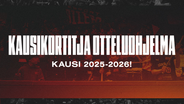 Kausikortit myynnissä ja otteluohjelma julki!