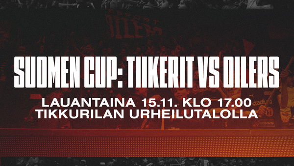 Oilersin Suomen Cup-urakka käyntiin la 15.11. Tikkurilassa!